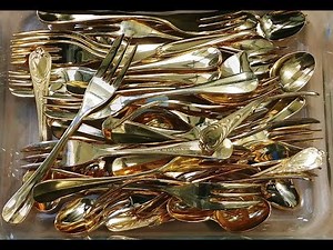 Gold Recovery from plated cutlery