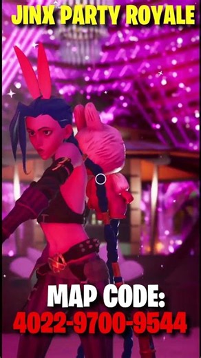JINX PARTY ROYALE | MAP CODE: 4022-9700-9544 #fortnite #partyroyale #roleplaying