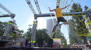 Two of the biggest rivals in college sports are battling for the last spot in the championship. Michigan and Ohio State hit the course on Team Ninja Warrior: College Madness TUESDAY 8|7c only on Esquire Network. | Ninja Warrior