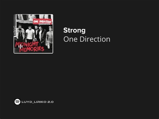 Strong Lyrics by One Direction - Full Lyrics Explained