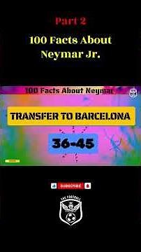 100 Mind-Blowing Facts About Neymar Jr | Facts That You Never Knew I Career, Records & Secrets