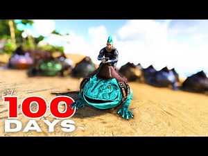 I Spent 100 Days In Ark with Friends!