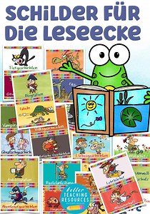 Reading Corner Library Signs With Genres for Labelling the Books - Etsy Australia