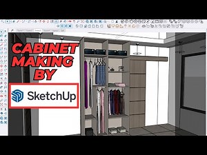How to Design a Stylish Cabinet in SketchUp | Step-by-Step Tutorial for Beginners