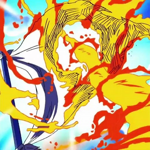 Luffy saving Robin in Enies Lobby