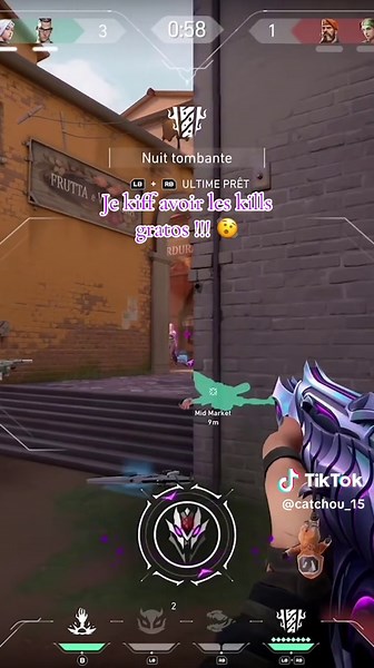 Le mieux dans valo? Les kills gratuits!!! #fyp #pourtoi #valorant #valorantfr #gaming