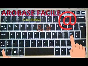 How to make at sign @ on a qwerty and azerty computer keyboard? (@, #, &)