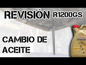 Revision R1200Gs Cambio de Aceite