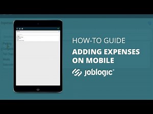How-To Guide | Adding Expenses on Mobile | Joblogic®