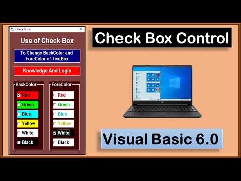 ✅️ Check Box Control | 💻 Visual Basic 6.0