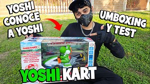 YOSHI compra a 🦖YOSHI-KART🚗 UMBOXING y TEST! #mariokart #yoshi #autos #CARRERAS #controlremoto | MarcianitoyYoshi