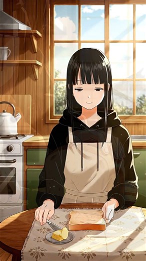 Cozy Anime Bread Routine | Relaxing Japanese Kitchen ASMR