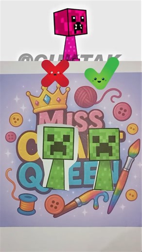 perfect cutout Sprunki OC Minecraft Creeper Keychain | #sprunkioc#minecraft#3dpen#3dpenart#funny