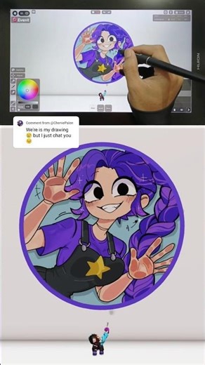 Time to draw your PFP on roblox spray paint! who next... 🙏 #roblox #shorts #artspeeddraw