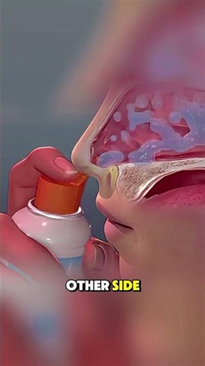 How Nasal Irrigation Therapy Works 3D Animation) #medicalanimation #3danimation #medicaleducat #fyp