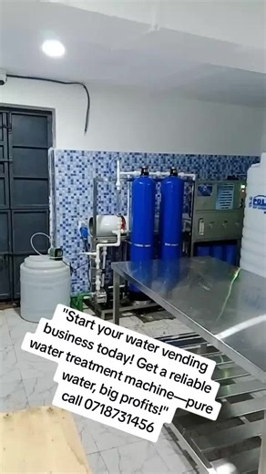 start water vending business with our machine today #Ramadan2025 #WhatToWatch #watertreatment #watertreatment #purificationsystem #vendingmachines
