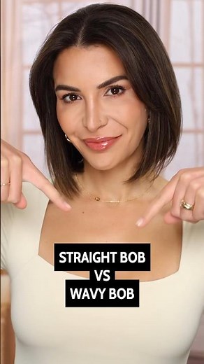 Straight Bob VS Wavy Bob