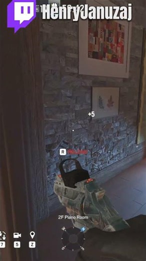 Maestro Setup In 2F On Chalet #r6s #gaming #rainbow6siege #shorts #fyp