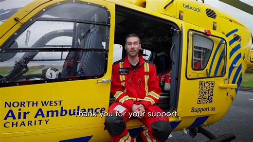 A very special message to our North West Air Ambulance Charity affinity account holders from the NWAA team. | Marsden Building Society