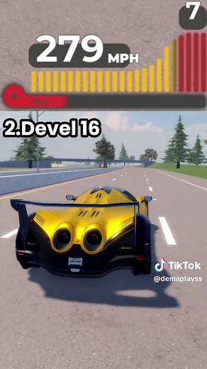 Top 3 Fastest Accelerating Cars in Driving Empire Roblox