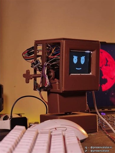 I Gave My Desk Robot a Voice. Big Mistake. #esp32 #buildinpublic #sudo