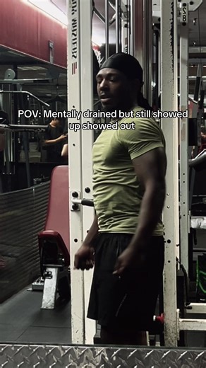 Showed up to the gym tired but left stronger. These be the best workouts to be honest #relatable #pov #workout #mindset #gymmotivation