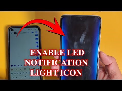 How to enable LED notification light icon in Redmi Note 14 pro