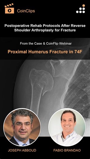 Orthobullets | Here is a clip from our latest episode of CoinFlips & Controversies, “Proximal Humerus Fracture in 74F” featuring expert faculty from the... | Instagram
