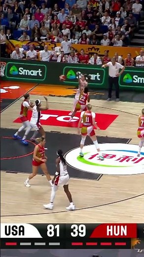🇺🇸 USA sharing the ball and playing beautiful basketball 🔥 #FIBAWC