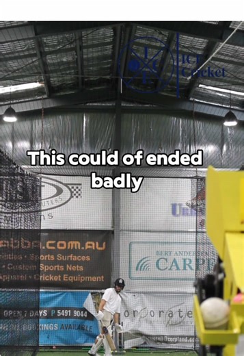 Yikes! Lucky I’m the end! Cheers @wjc_23 #fyp #fy #cricket #icecricket #freebowler #bowler #batting #training #viral #trending