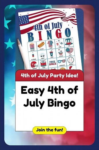 4th of July Bingo Game | Printable Fun for the Whole Party