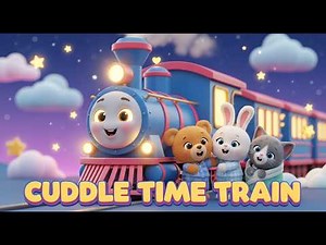 Cuddle Time Train 🚂💤 | Gentle Bedtime Lullaby for Babies & Toddlers | Sleep Song +