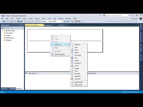 Microsoft Reports _ Fill Report Using Object DataSource