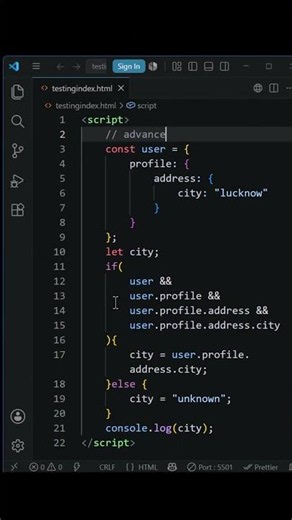 JavaScript Optional Chaining & Nullish Coalescing Explained | ES2020 Features Every Developer