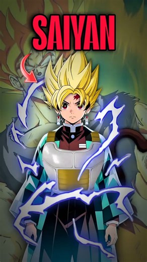 tanjiro is saiyan 🤔