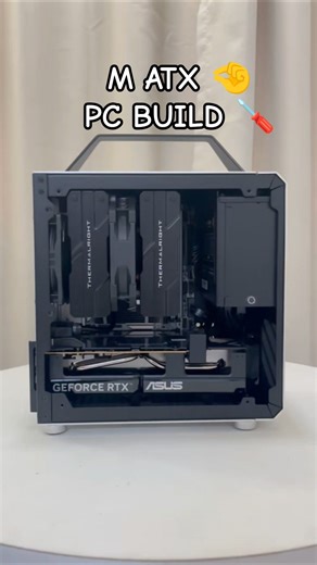 SMALL 🤏 BUT POWERFUL👑 Mini ITX AMD Ryzen 5 9600X + RTX 5060 Build #gaming #pcbuild #miniitx