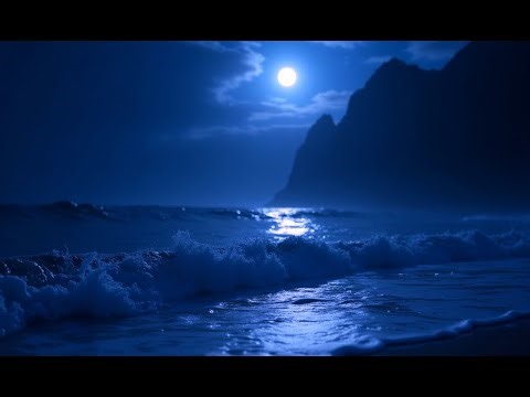 ‎Soothing Sea Waves at Night | Sleep & Meditation ASMR