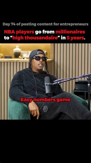 Entrepreneurship | Business | Wealth on Instagram: "Follow @entrepreneurdominate for more insights like this! Lou Williams broke down a hard truth about life in the NBA: the average career lasts just 4 years, and within 5 years after retirement, most players are broke. The reasons are clear—overhead costs, bad investments, and poor financial management. He shared that even when making millions, expenses stack up fast. From agents taking 1–4%, to union dues of $15,000–$20,000 per year, to persona