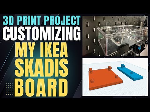 3D Printing IKEA Skadis Pegboard Mounts