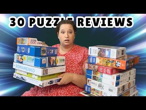 30 Puzzle Reviews in 30 Minutes | Puzzle Round from July & August