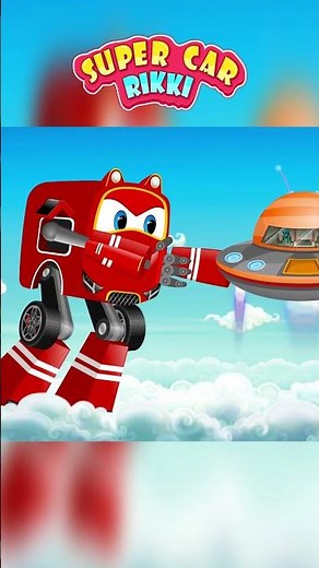 SuperCar Rikki Stops the Invisible Aliens! #rikkishorts #mylittletvcartoon