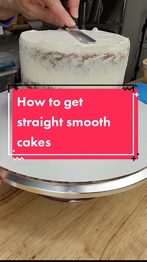 Simple method yet extremely important in a foundation of your cake. Check out Masterering the Basics for more insights on my page. #kidscakesideas #cuteminicakes #pipingbuttercream #buttercreamcake #howtofrostacake #howtostackacake #cupcakedecorating #cutecakes #numbercake #cakesforwomen #cakedecorating #cakerecipestepbystep