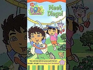 Opening to Dora the Explorer: Meet Diego! 2003 VHS (Promotional Copy)