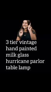 3 Tier vintage mill glass hurricane lamp. Check out these stunning...