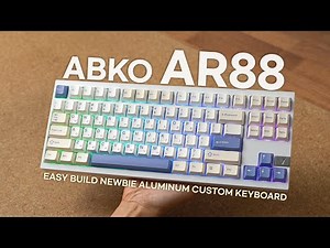The ABKO AR88 — a super full-aluminum keyboard following in the legendary footsteps of the AR87