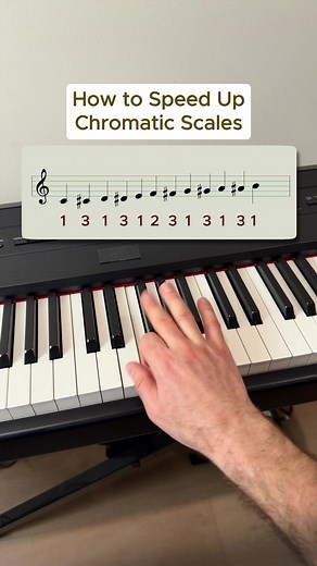 Speed Up Chromatic Scales on Piano: Fast-Playing Technique