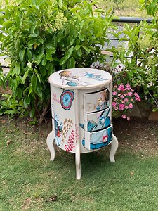 Unique Alice in Wonderland Bedside Table , Alice in Wonderland Side Table,alice Unique Gift, Alice in Wonderland Furniture,alice Room,decor - Etsy