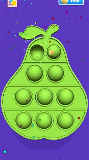 Satisfying Green Pear Pop It! 🍐✨ #Shorts