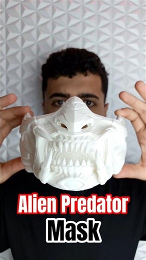 Alien Predator Mask...Bambu Lab X1 Carbon #alien #movie #rammstein #3d #3dprinting