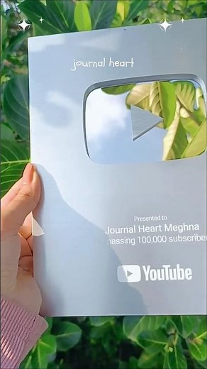 We did it 🥹💖 Thank you so muchhhhh 💗 #journalheart #thankyou #love #youtube #100k